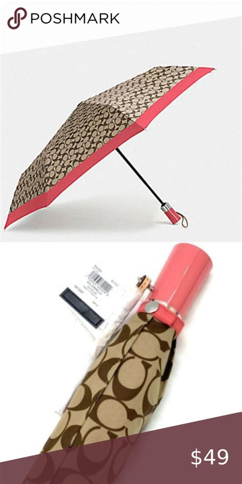 coach signature umbrellas.